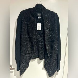 Chic Black Cardigan with Shimmer by Guilty!